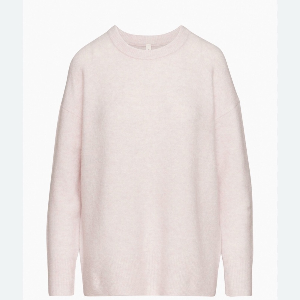 Crew Necks Aritzia The Group By Babaton Thurlow Sweater Light pink